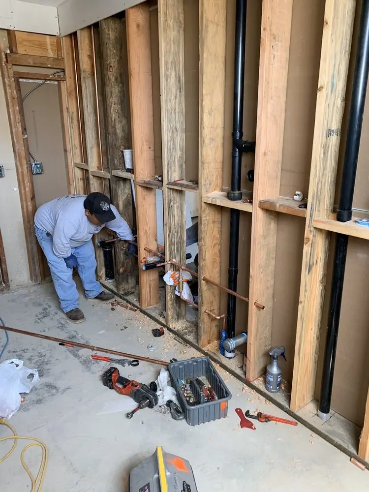 Commercial rough-in plumbing for Water Heater Replacement in Cazenovia